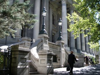 This lovely photo of Adelaide's Parliament building was taken by an unknown Australian photographer. 